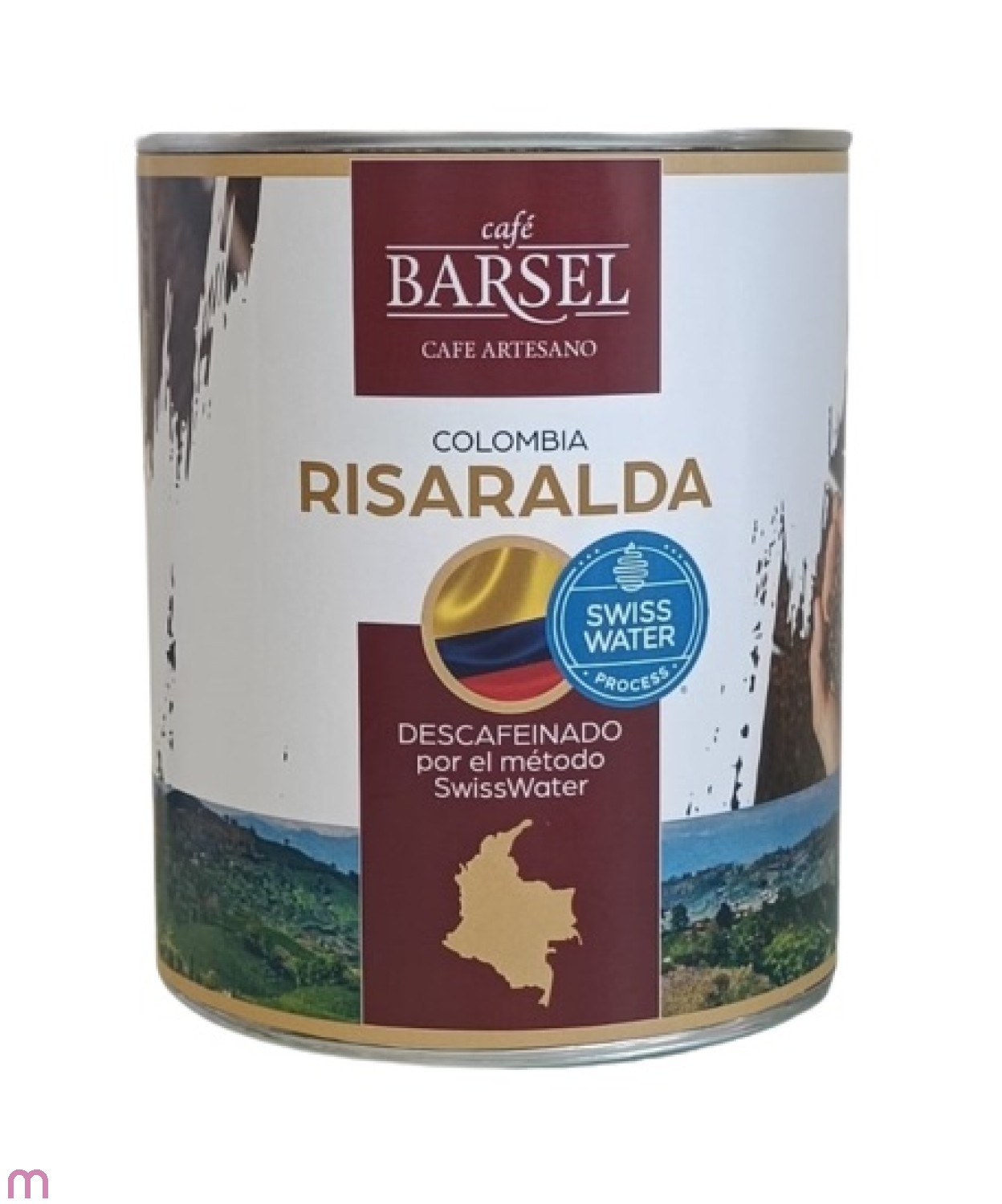 Cafe Barsel Single Origin Columbia Risaralda entkoffeiniert 500 g ganze Bohne
