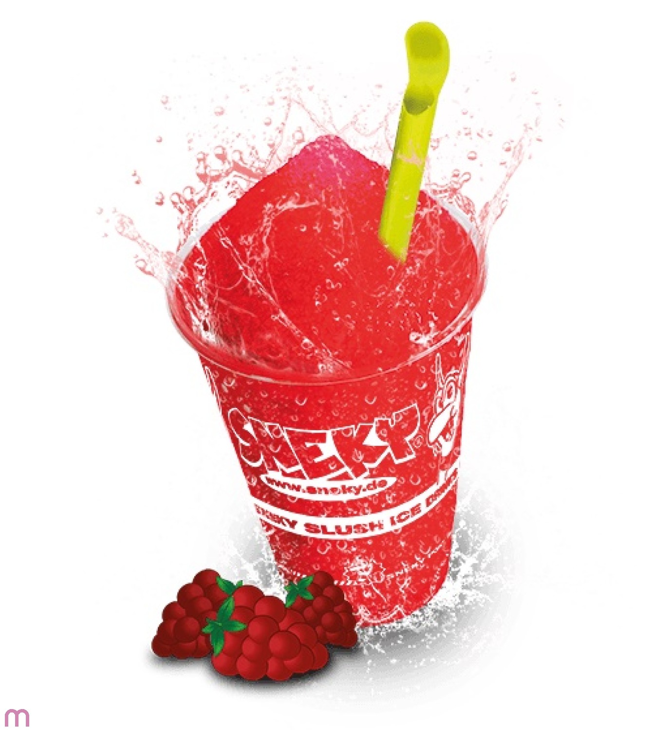 Sneky Slush Eis Sirup rote Himbeer* mit natürlichen Farbstoff 5 Liter