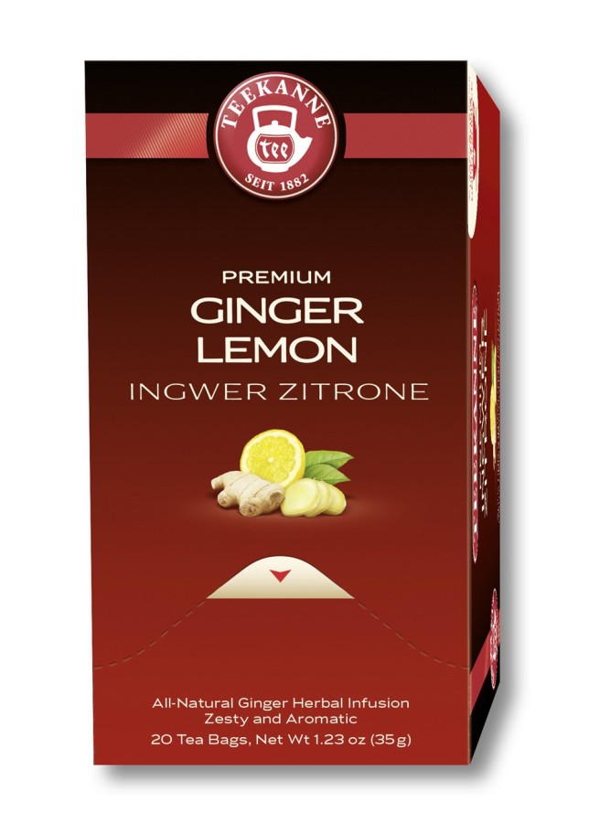 Teekanne Premium Ginger Lemon Ingwerteemischung  20 x 1,75g Teebeutel