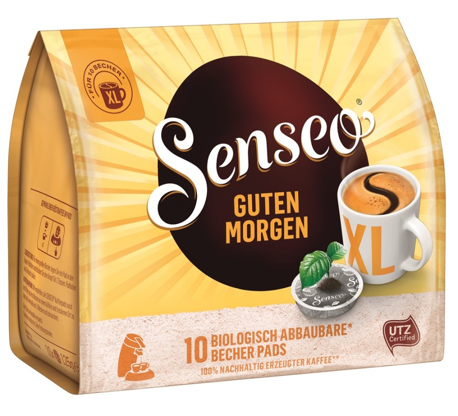 Senseo Guten Morgen XL Röstkaffee 10 Pads  UTZ zertifiziert