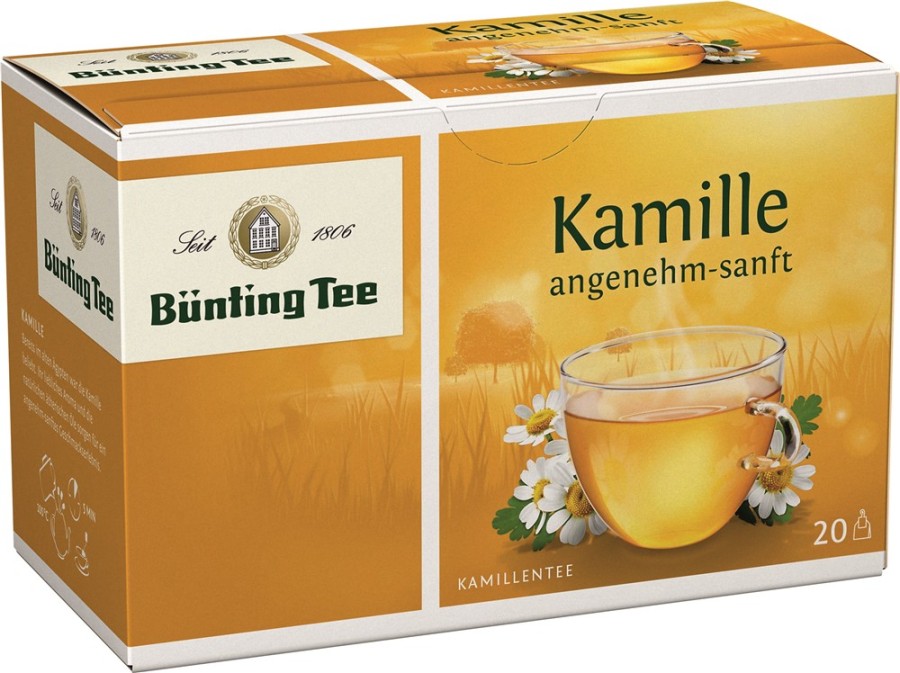 Bünting Tee Kamille Kräutertee 20 x 1,5g Teebeutel