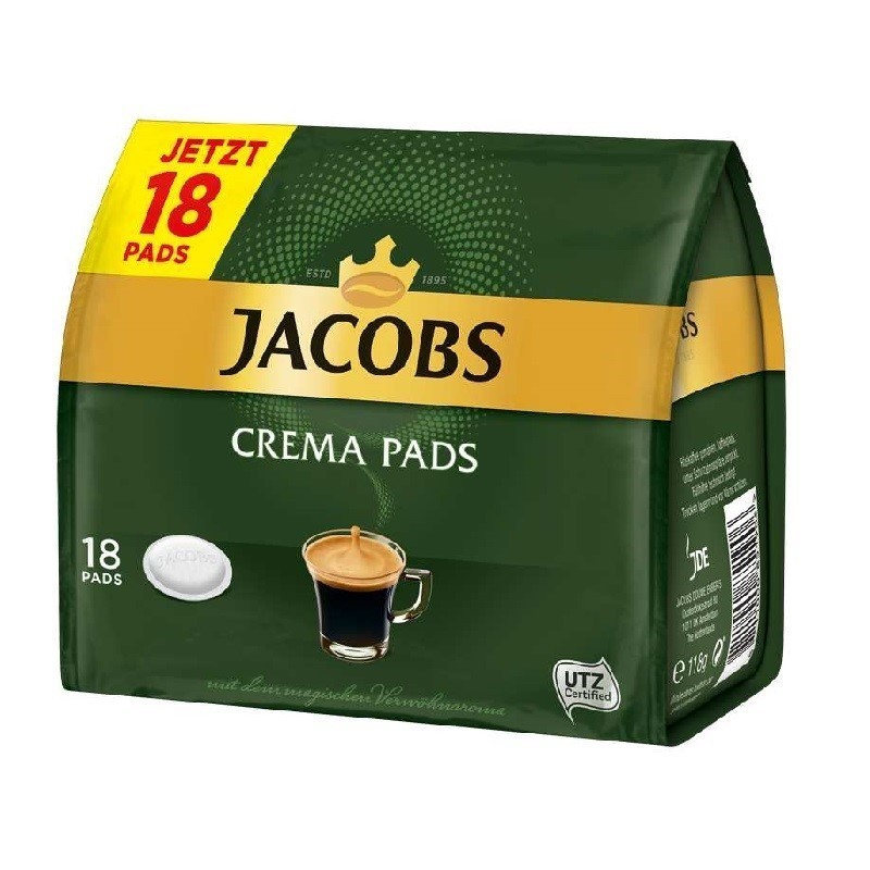 Jacobs Crema 10 x 18 Pads UTZ zertifiziert