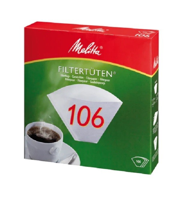 Melitta® Filterpapier Pa 106 G weiss 100 Stück