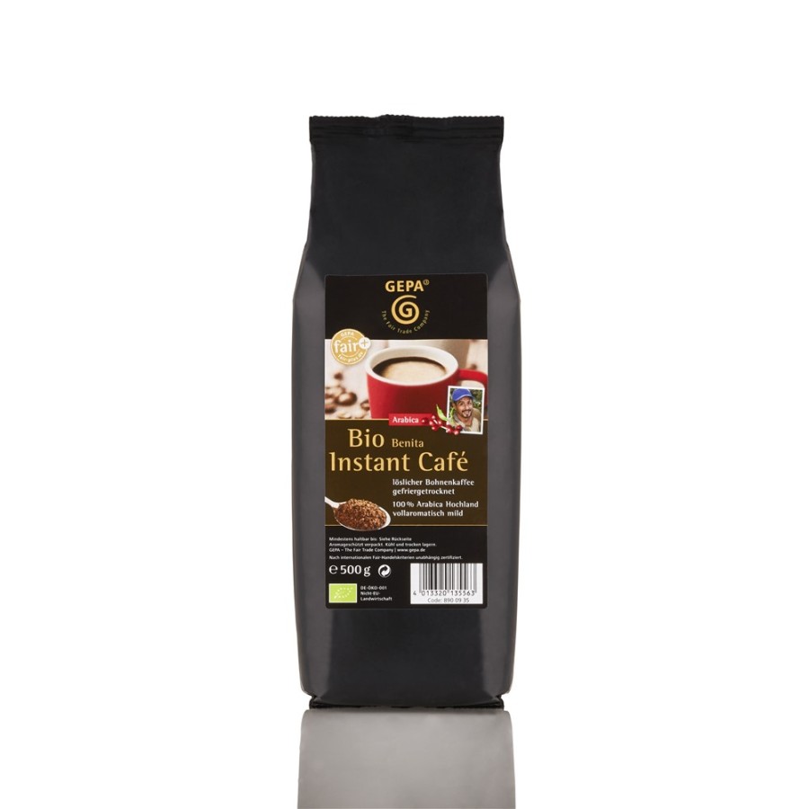 Gepa Bio Café Benita löslicher Kaffee 500g Instantkaffee, Bio Fairtrade