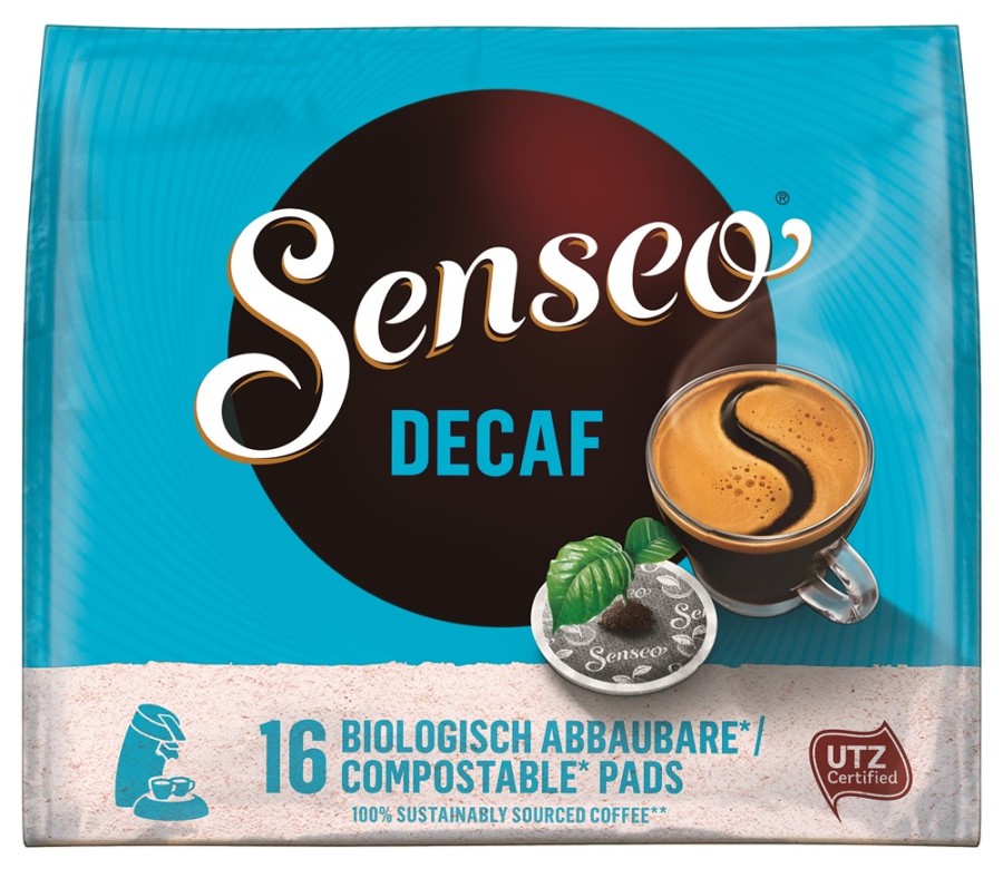 Senseo Decaf Röstkaffee entkoffeiniert 16 Pads UTZ zertifiziert