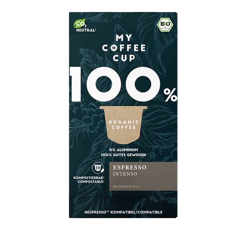 My-Cups Box Espresso Intenso  10 Kapseln, Bio, 0% Alu