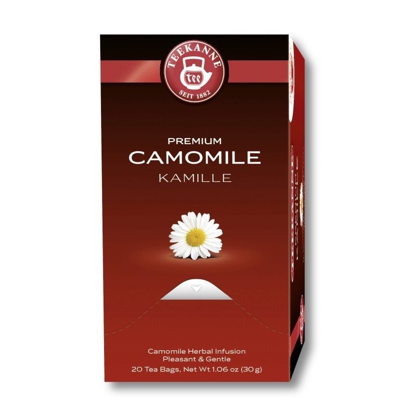 Teekanne Premium Kamille Kräutertee 20 x 1,5g Teebeutel