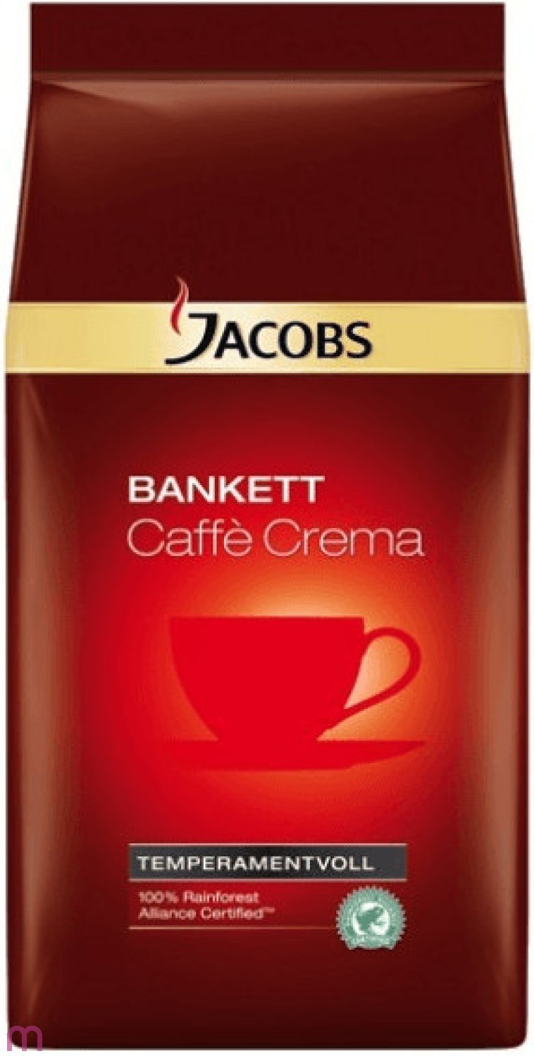 JACOBS Bankett Caffè Crema  8 x 1kg Ganze Bohne
