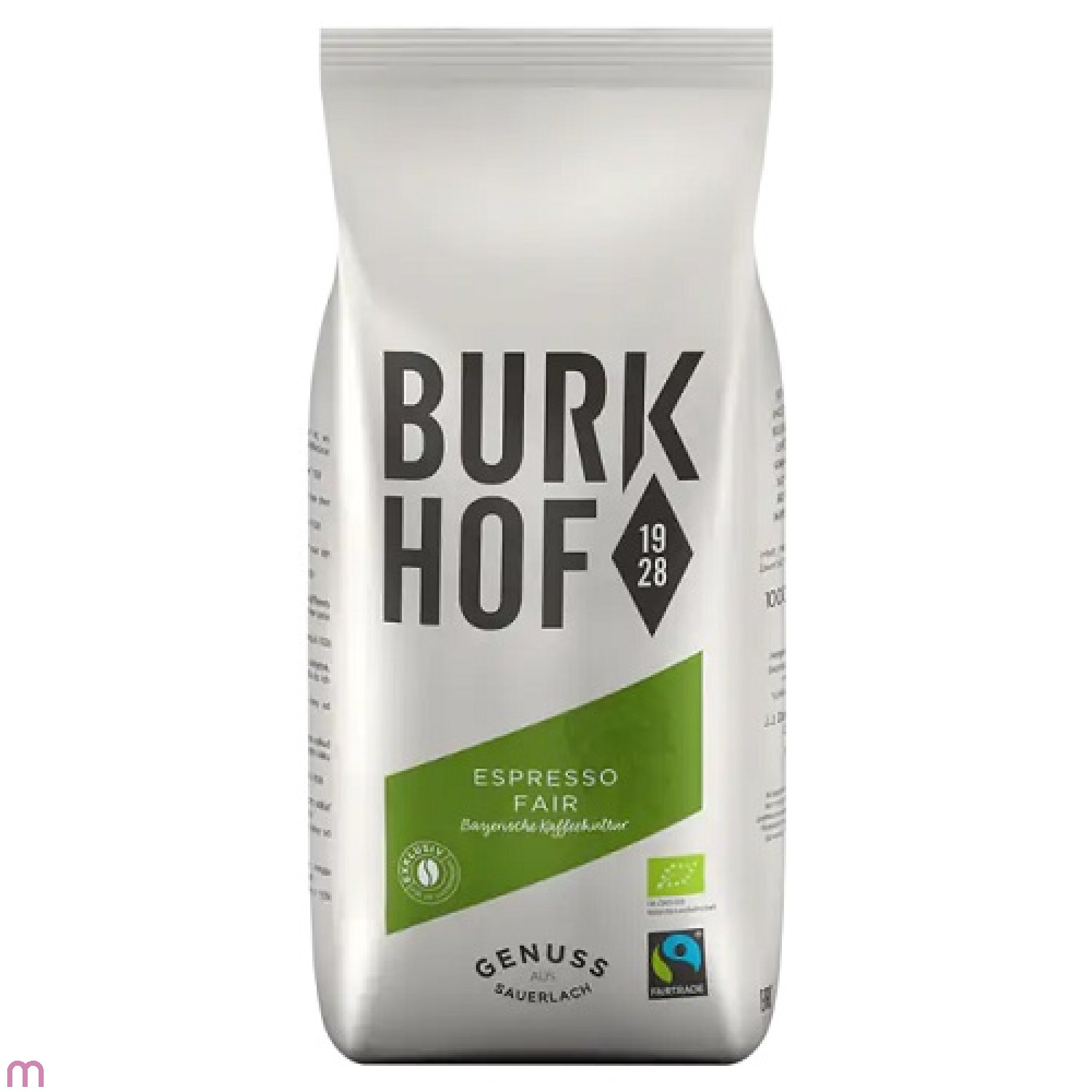 Burkhof Bio/FT Espresso 1000 g ganze Bohne