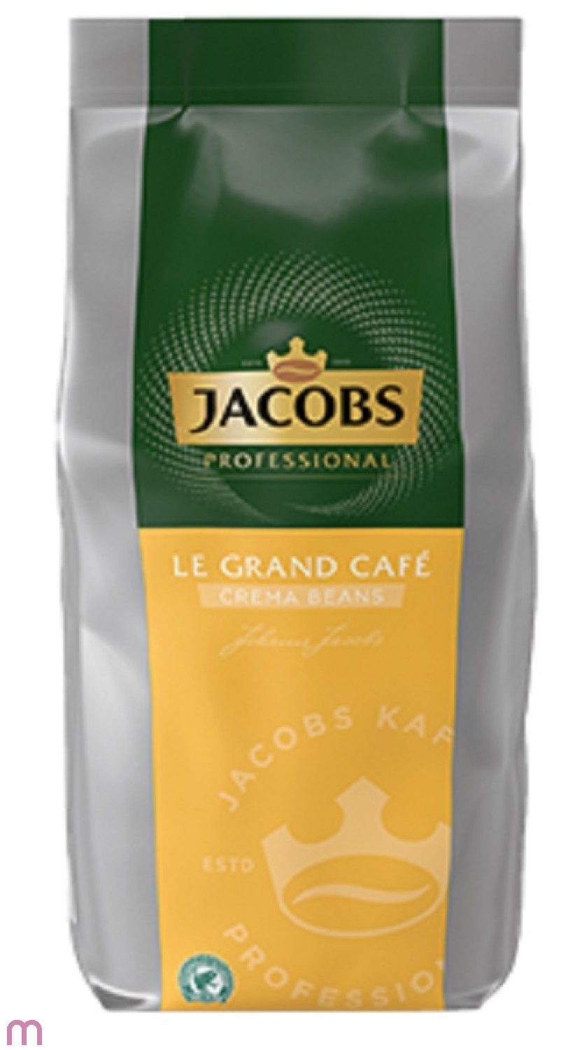 Jacobs Le Grand Café Crema  8 x 1kg  ganze Bohne, Rainforest Alliance