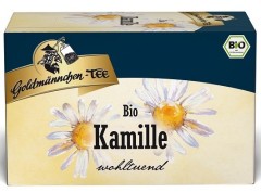 Goldmännchen Tee Kamille Kräutertee 20 x 1,5g Teebeutel, Bio