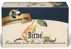 Goldmännchen Tee Birne Vanille 20 x 1,5g Teebeutel