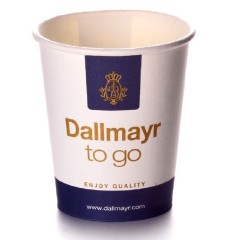 Dallmayr Coffee to go Becher 300ml  Kaffeebecher 50 Stück