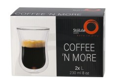 Stölzle Lausitz Kaffeeglas / Teeglas L 0,23 l  Coffee N More 2er-Set