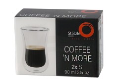 Stölzle Lausitz Kaffeeglas / Teeglas S 0,09 l  Coffee N More 2er-Set