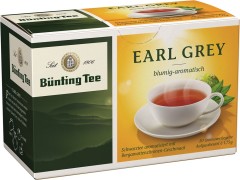 Bünting Tee Earl Grey Schwarzer Tee 20 x 1,75g Teebeutel