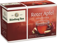 Bünting Tee Roter Apfel Früchtetee 20 x 2,5g Teebeutel