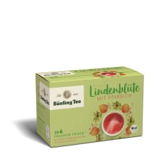 Bünting Tee Lindenblüte Pfirsich 20 x 2,5g Teebeutel, Bio