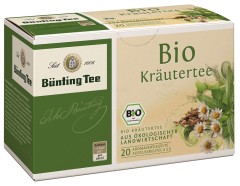Bünting Tee Kräutertee 20 x 2g Teebeutel, Bio