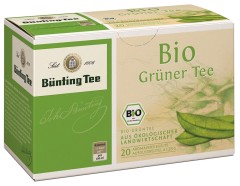 Bünting Tee Grüner Tee 20 x 1,75g Teebeutel, Bio