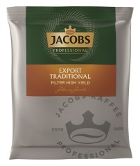 Jacobs Professional Export Traditional Filterkaffee  90 x 55g Gemahlen, Portionskaffee