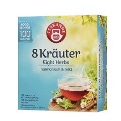 Teekanne 8 Kräuter 100 x 1,25g Teebeutel