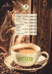 Caffia Coffee to go Plakat  DIN A2