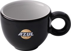 Azul Espresso-Tasse 60ml schwarz 6 Tassen