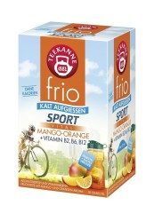 Teekanne frio Sport Vital Mango-Orange 18 Teebeutel