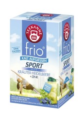Teekanne frio Sport Fit Kräuter-Heidelbeere 18 Teebeutel