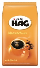 Café Hag entkoffeiniert klassisch mild  1kg Gemahlen