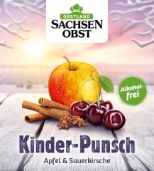 Sachsenobst Kinder-Punsch Apfel & Sauerkirsche 3 Liter Bag-in-Box, alkoholfrei