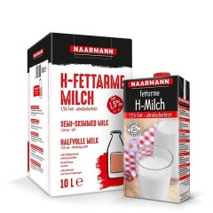 Naarmann H-Milch 1,5% Fett  10 L Bag in Box
