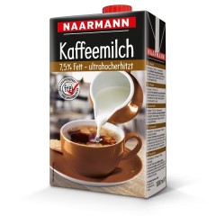Naarmann Kaffeemilch 7,5% Fett 12 x 1 Liter