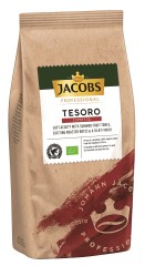 Jacobs Tesoro Espresso Peru 8 x 1kg Ganze Bohnen, Bio, Rainforest