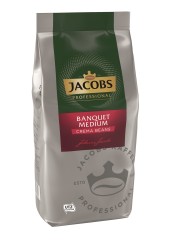 Jacobs Banquet Medium Cafe Crema 1kg ganze Bohne, UTZ zertifiziert