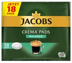 Jacobs Crema Balance 18 Pads UTZ zertifiziert