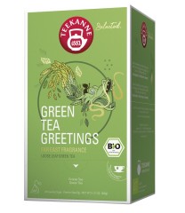 Teekanne Selected Green Tea Greetings 20 x 2g Teebeutel, Bio