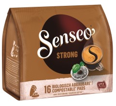 Senseo Strong Röstkaffee 16 Pads UTZ zertifiziert