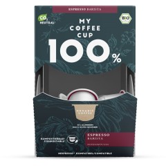My-Cups Mega-Box Espresso Barista 100 Kapseln, Bio, 0% Alu