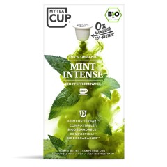 My-Cups Master-Box Mint Intense Kräutertee 10 x 10 Kapseln, Bio, 0% Alu