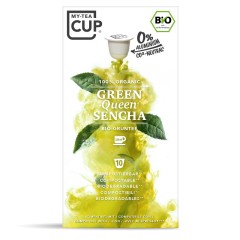 My-Cups Master-Box Green Queen Sencha Grüner Tee 10 x 10 Kapseln, Bio, 0% Alu