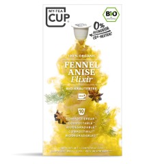 My-Cups Box Fennel Anise Elixir Kräutertee 10 Kapseln, Bio, 0% Alu