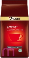 JACOBS Bankett Caffè Crema 1kg Ganze Bohne