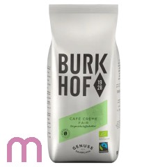Burkhof Bio/FT Cafe Creme  1000 g ganze Bohne